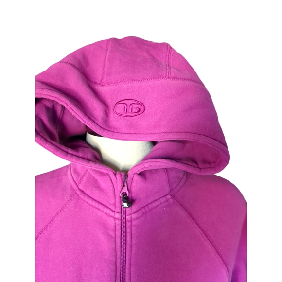 Purple Hoodie Long Sleeve Sport Jacket Size S. - Picture 6 of 8